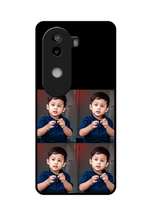 iQOO Z9s 5G Custom Glass Phone Case4 Image Holder Design