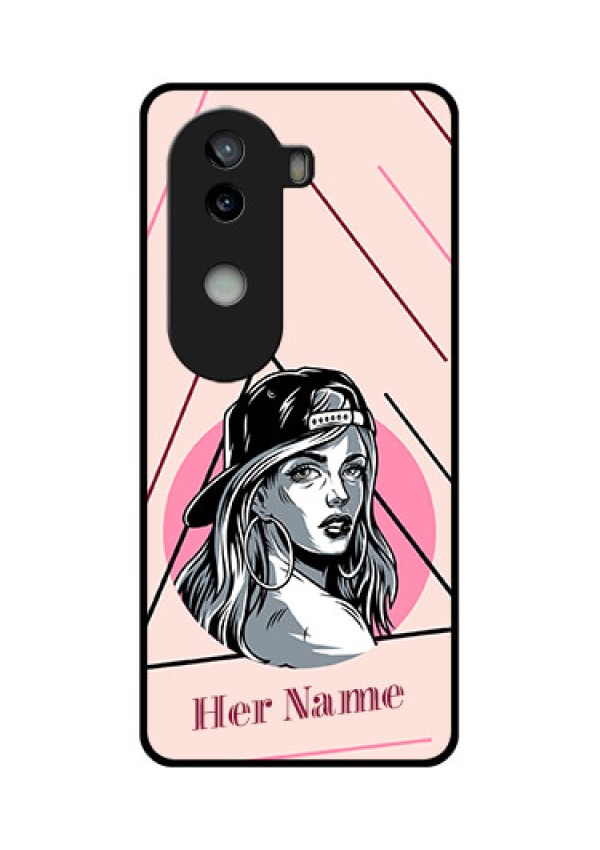 iQOO Z9s 5G Custom Glass Phone CaseRockstar Girl Design