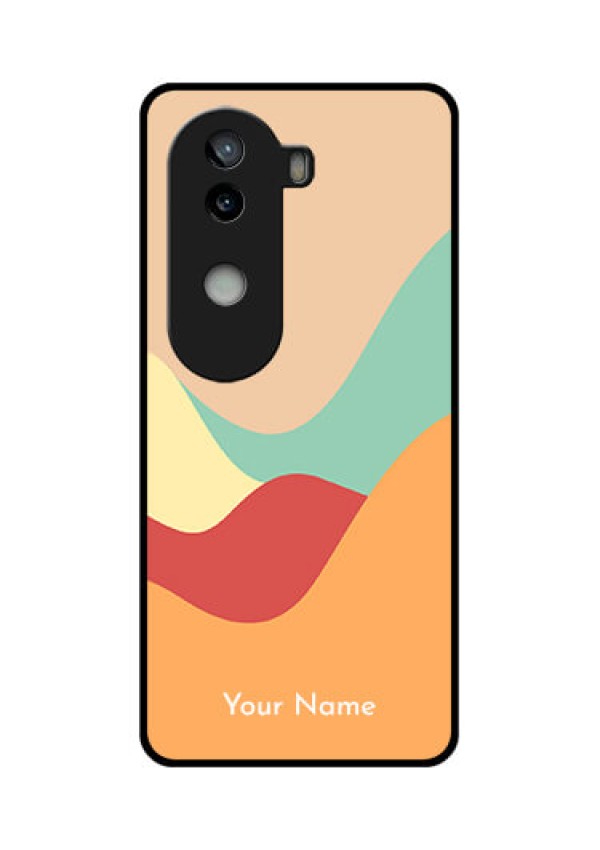 iQOO Z9s 5G Custom Glass Phone CaseOcean Waves Multi - Colour Design
