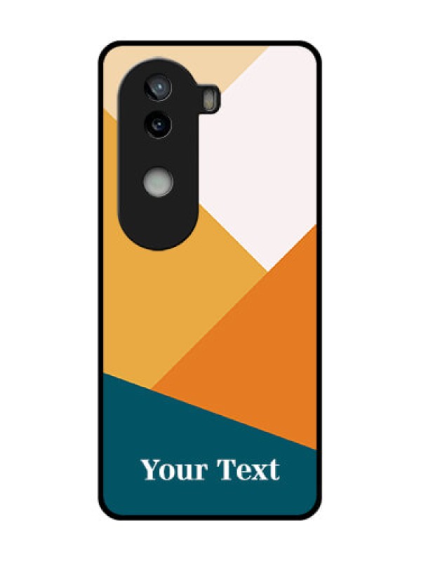 Custom iQOO Z9s 5G Custom Glass Phone CaseStacked Multi - Colour Design