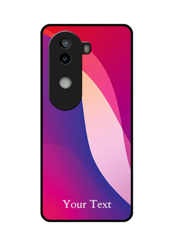iQOO Z9s 5G Custom Glass Phone CaseDigital Abstract Overlap Design
