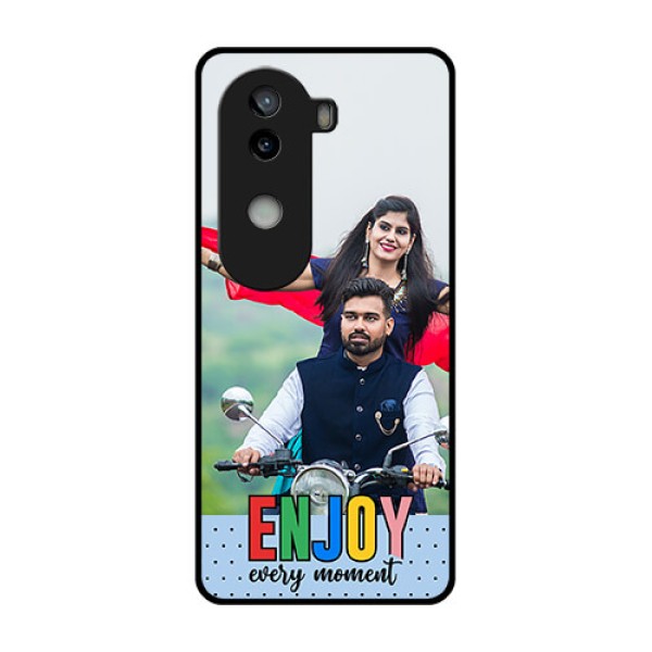 iQOO Z9s 5G Custom Glass Phone CaseEnjoy Every Moment Design iQOO Z9s 5G Custom Glass Phone CaseEnjoy Every Moment Design