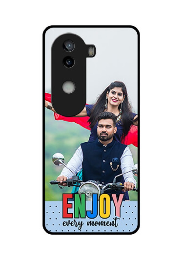 iQOO Z9s 5G Custom Glass Phone CaseEnjoy Every Moment Design