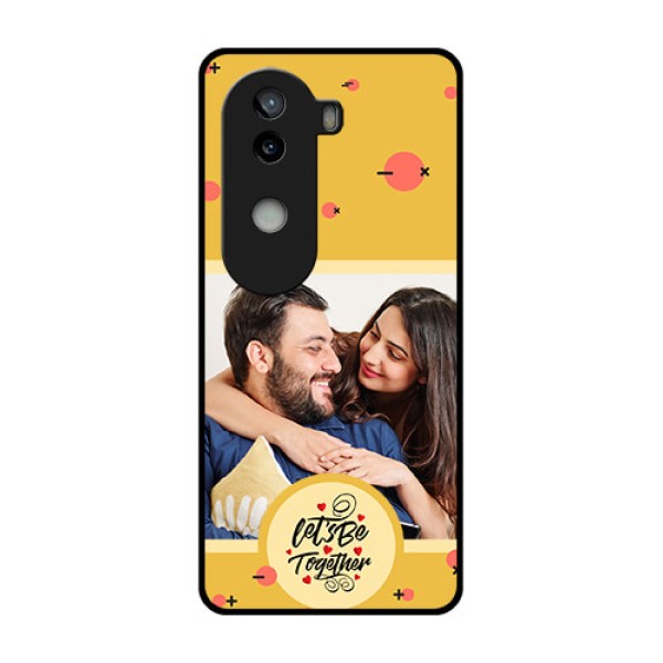 iQOO Z9s 5G Custom Glass Phone CaseLets Be Together Design