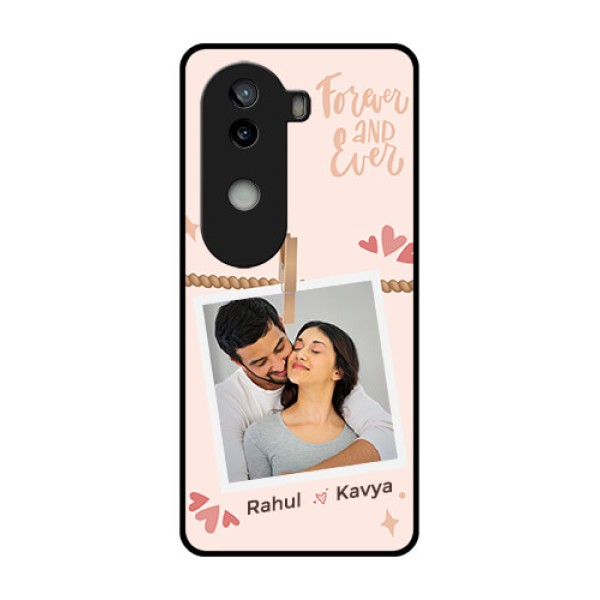 iQOO Z9s 5G Custom Glass Phone CaseForever And Ever Love Design iQOO Z9s 5G Custom Glass Phone CaseForever And Ever Love Design
