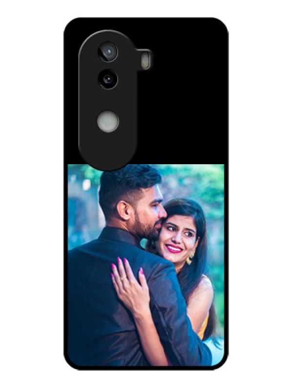 Custom iQOO Z9S 5G Custom Glass Phone Case - Upload Full Picture With Custom Color Design