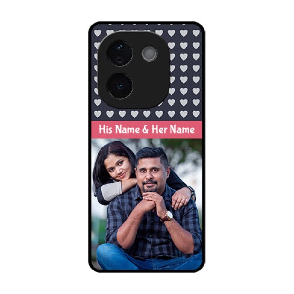 iQOO Z9s Pro 5G Custom Glass Phone CaseLove Symbols Design