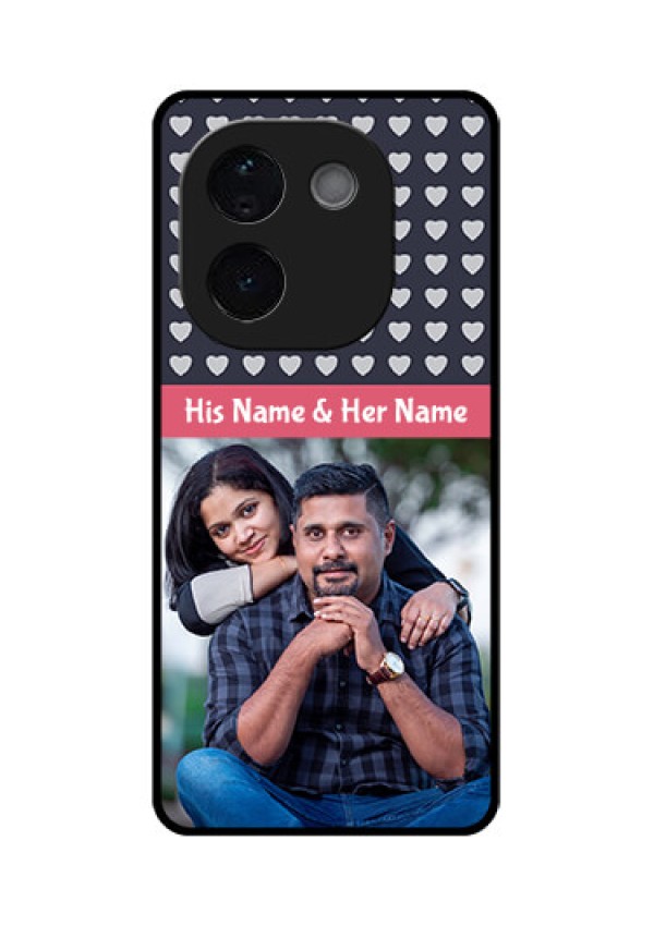 iQOO Z9s Pro 5G Custom Glass Phone CaseLove Symbols Design