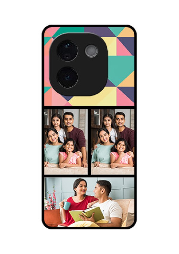 iQOO Z9s Pro 5G Custom Glass Phone CaseBulk Pic Upload Design