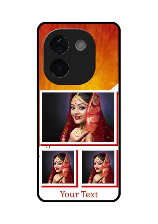 iQOO Z9s Pro 5G Custom Glass Phone CaseWedding Memories Design