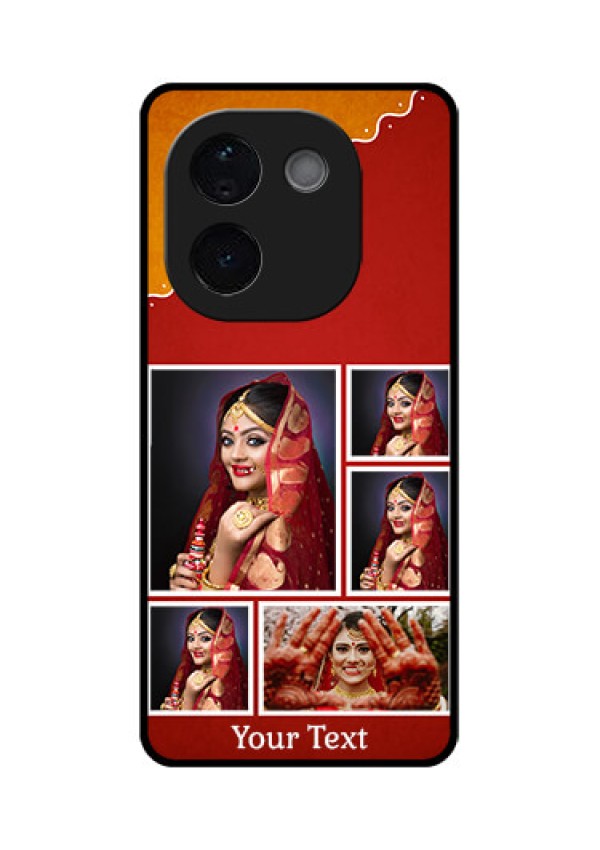 iQOO Z9s Pro 5G Custom Glass Phone CaseWedding Pic Upload Design