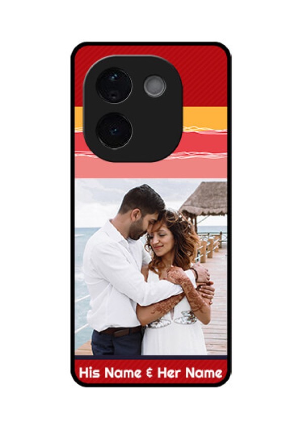 iQOO Z9s Pro 5G Custom Glass Phone CaseColorful Case Design