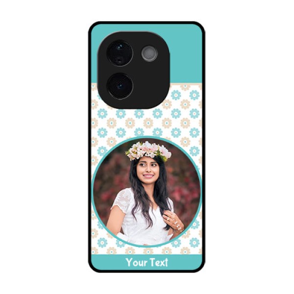 iQOO Z9s Pro 5G Custom Glass Phone CaseBeautiful Flowers Design iQOO Z9s Pro 5G Custom Glass Phone CaseBeautiful Flowers Design