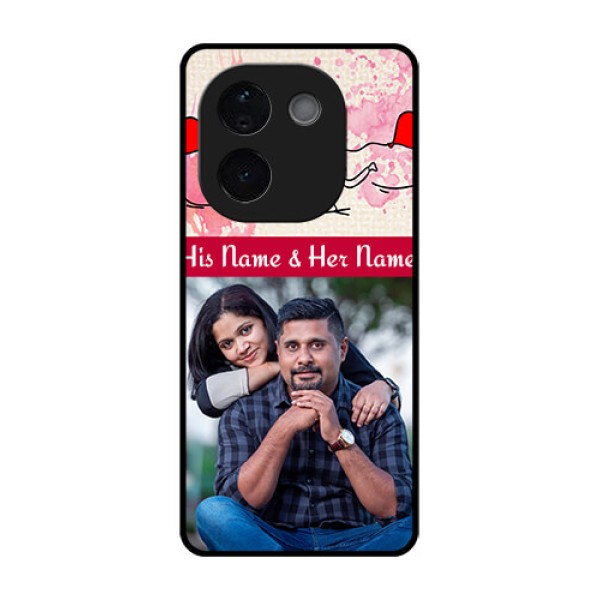 iQOO Z9s Pro 5G Custom Glass Phone CaseYou And Me Case Design iQOO Z9s Pro 5G Custom Glass Phone CaseYou And Me Case Design
