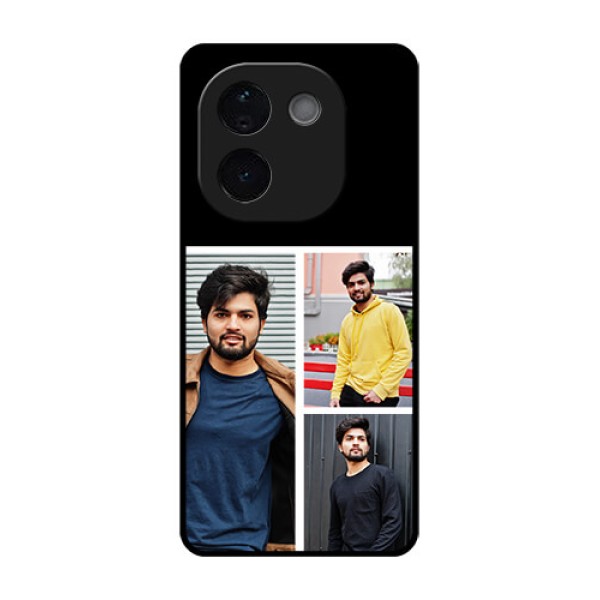 iQOO Z9s Pro 5G Custom Glass Phone CaseUpload Multiple Picture Design