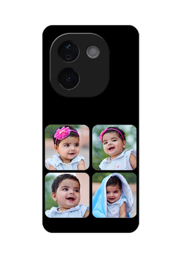 iQOO Z9s Pro 5G Custom Glass Phone CaseMultiple Pictures Design