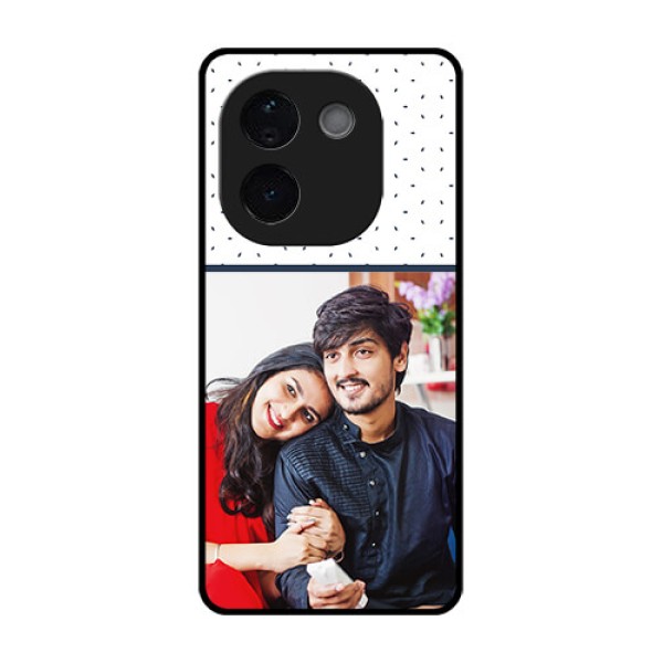 iQOO Z9s Pro 5G Custom Glass Phone CasePremium Dot Design