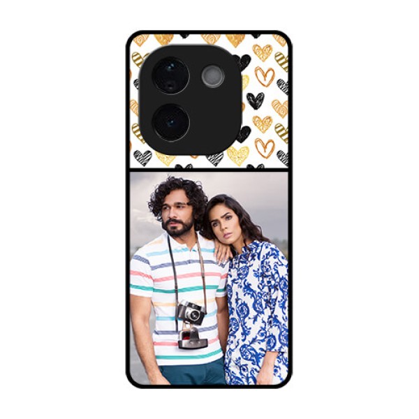 iQOO Z9s Pro 5G Custom Glass Phone CaseLove Symbol Design