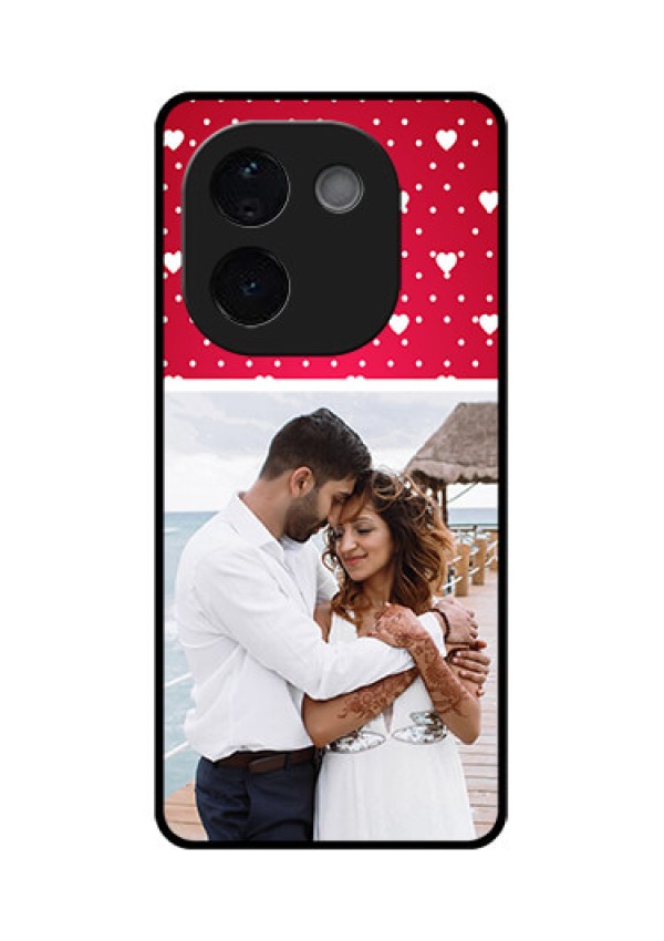 iQOO Z9s Pro 5G Custom Glass Phone CaseHearts Mobile Case Design