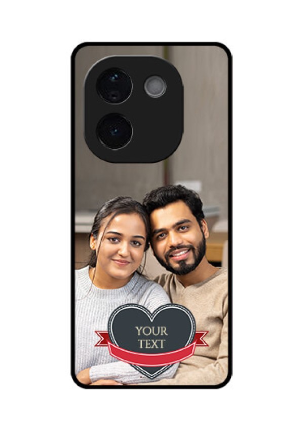 iQOO Z9s Pro 5G Custom Glass Phone CaseJust Married Couple Design