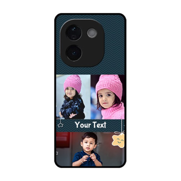 iQOO Z9s Pro 5G Custom Glass Phone CaseHanging Stars Design