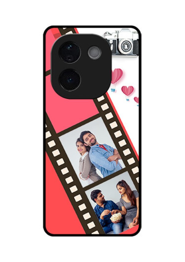 iQOO Z9s Pro 5G Custom Glass Phone Case3 Image Holder With Film Reel