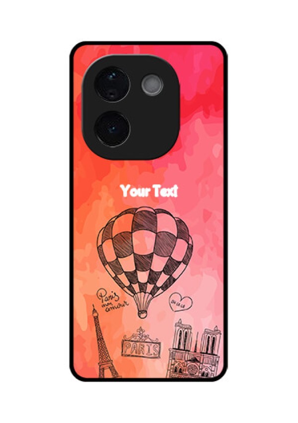 iQOO Z9s Pro 5G Custom Glass Phone CaseParis Theme Design