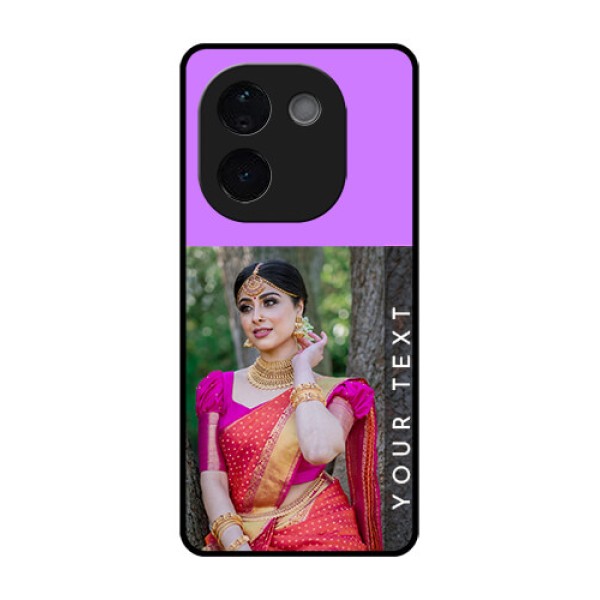 iQOO Z9s Pro 5G Custom Glass Phone CaseBirthday Icons Design