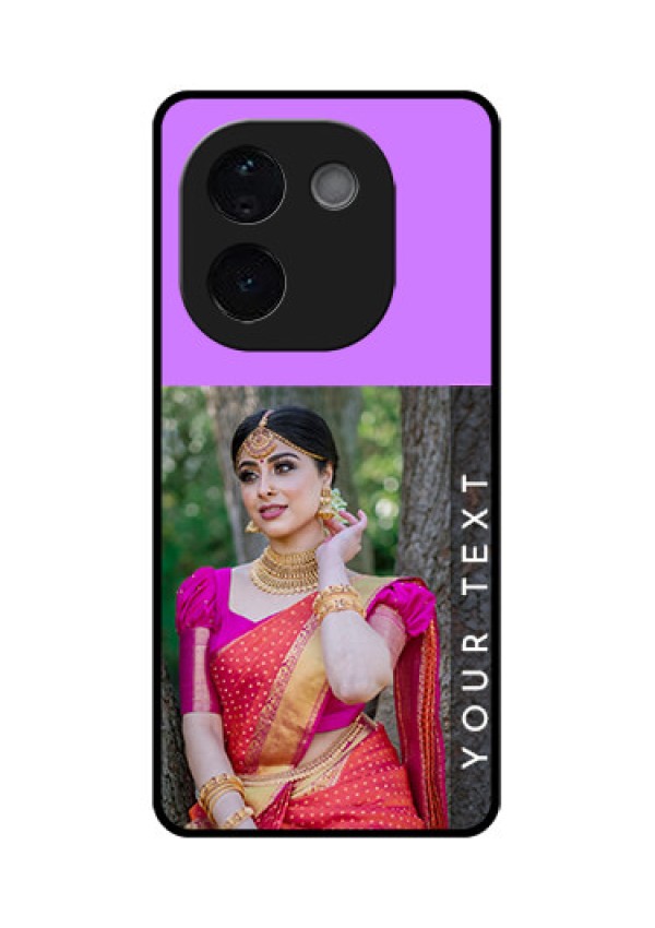 iQOO Z9s Pro 5G Custom Glass Phone CaseBirthday Icons Design