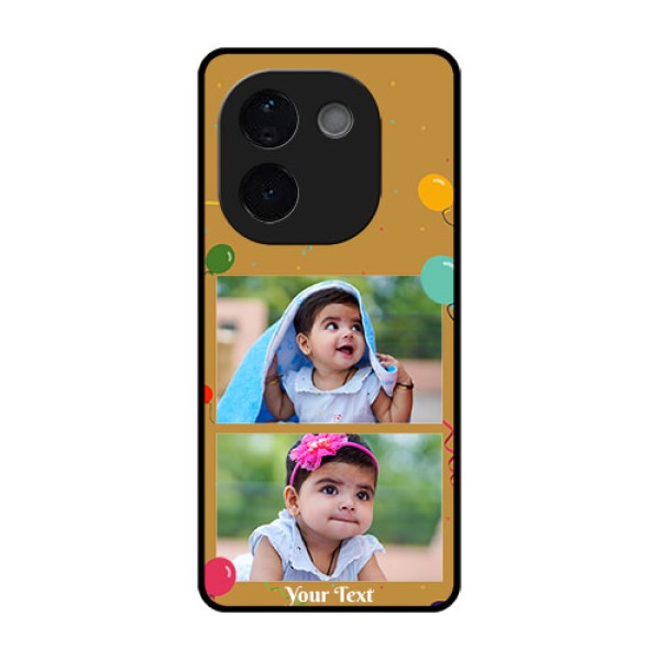iQOO Z9s Pro 5G Custom Glass Phone CaseImage Holder With Birthday Celebrations Design iQOO Z9s Pro 5G Custom Glass Phone CaseImage Holder With Birthday Celebrations Design