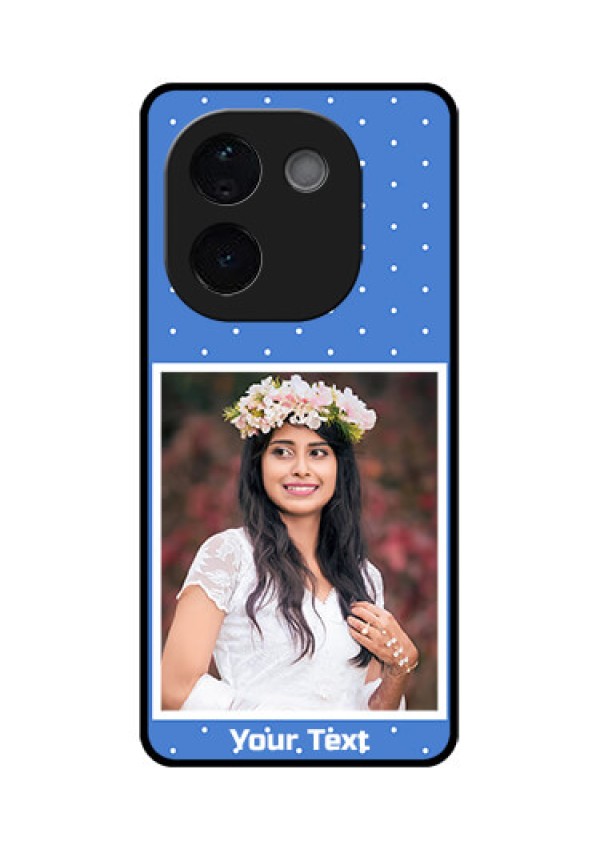 iQOO Z9s Pro 5G Custom Glass Phone CasePolka Dots Design