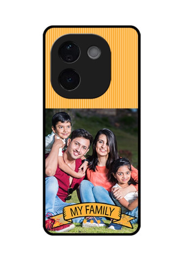 iQOO Z9s Pro 5G Custom Glass Phone CaseMy Family Design