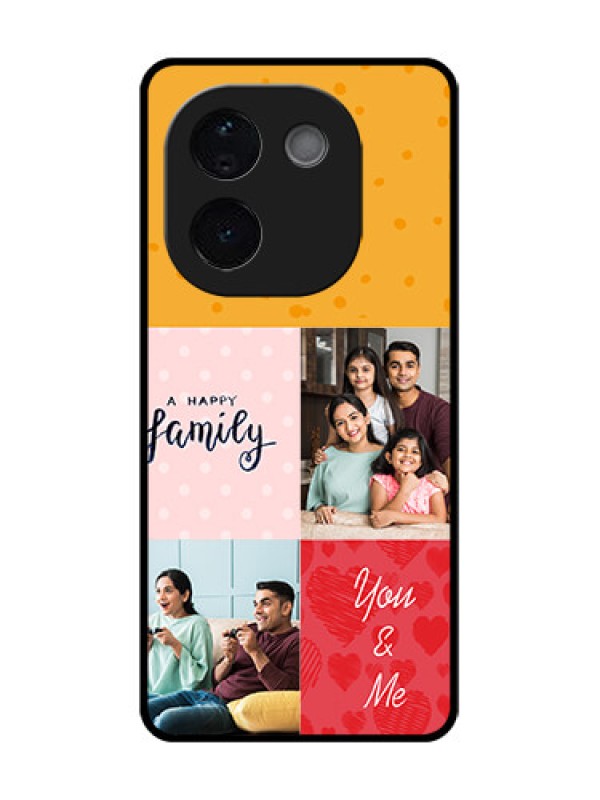 Custom iQOO Z9s Pro 5G Custom Glass Phone CaseImages With Quotes Design