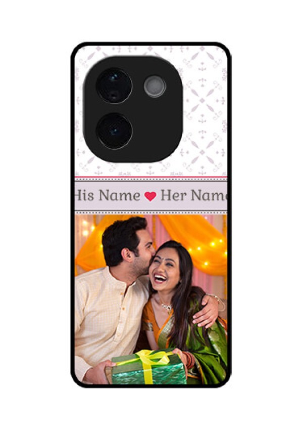 iQOO Z9s Pro 5G Custom Glass Phone CaseWith Photo And Ethnic Design