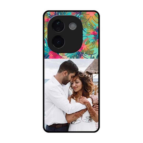 iQOO Z9s Pro 5G Custom Glass Phone CaseWatercolor Floral Design iQOO Z9s Pro 5G Custom Glass Phone CaseWatercolor Floral Design