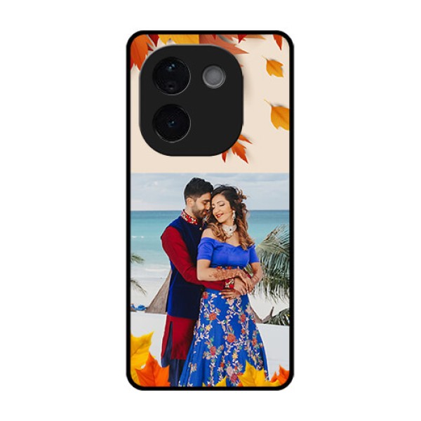iQOO Z9s Pro 5G Custom Glass Phone CaseAutumn Maple Leaves Design iQOO Z9s Pro 5G Custom Glass Phone CaseAutumn Maple Leaves Design