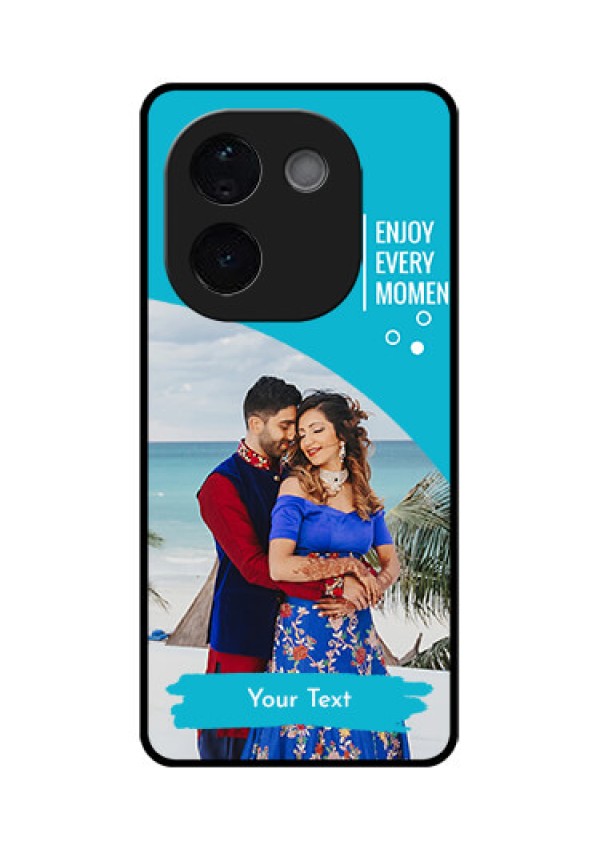 iQOO Z9s Pro 5G Custom Glass Phone CaseHappy Moment Design