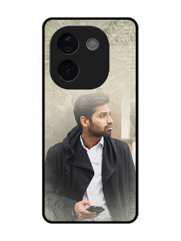 Custom iQOO Z9s Pro 5G Custom Glass Phone CaseWith Vintage Design