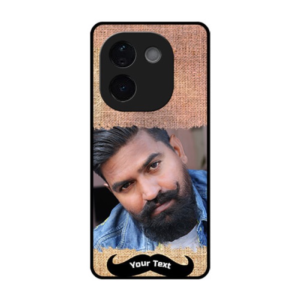 iQOO Z9s Pro 5G Custom Glass Phone CaseWith Texture Design