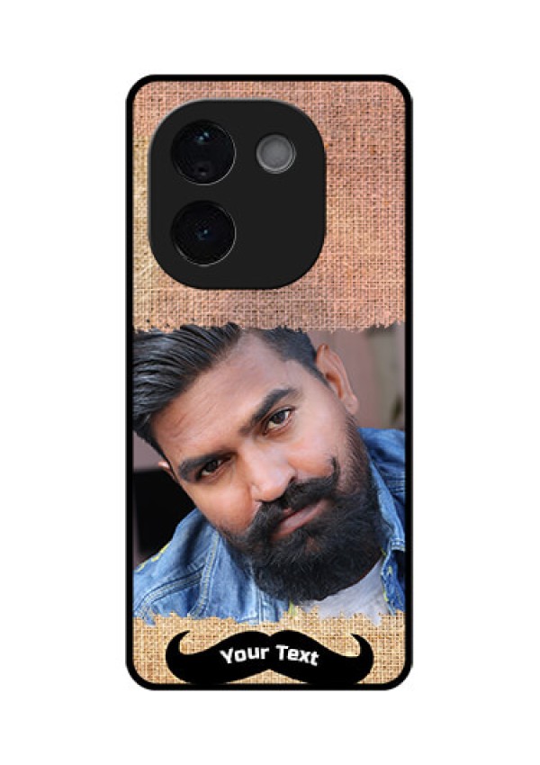 iQOO Z9s Pro 5G Custom Glass Phone CaseWith Texture Design