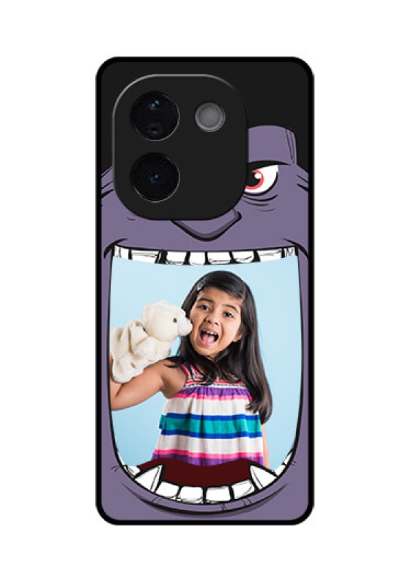 iQOO Z9s Pro 5G Custom Glass Phone CaseAngry Monster Design