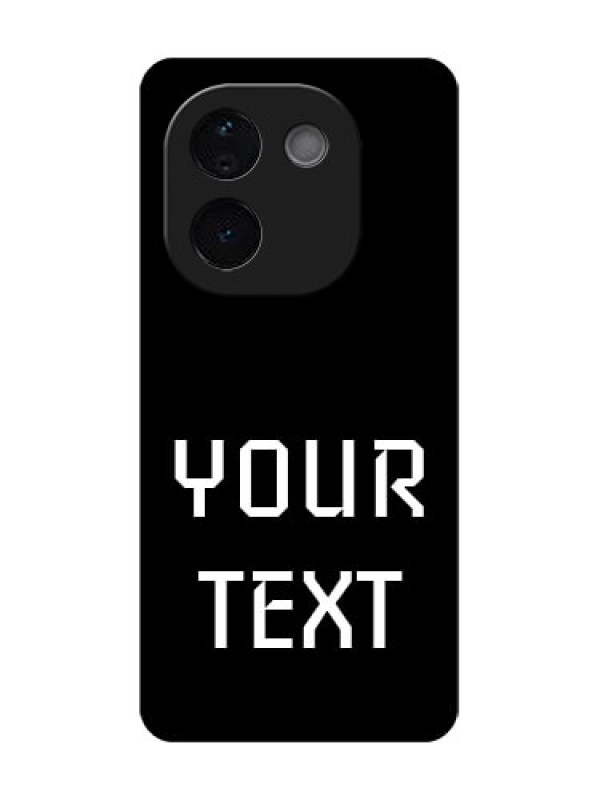 Custom iQOO Z9s Pro 5G Custom Glass Phone CaseYour Name Design