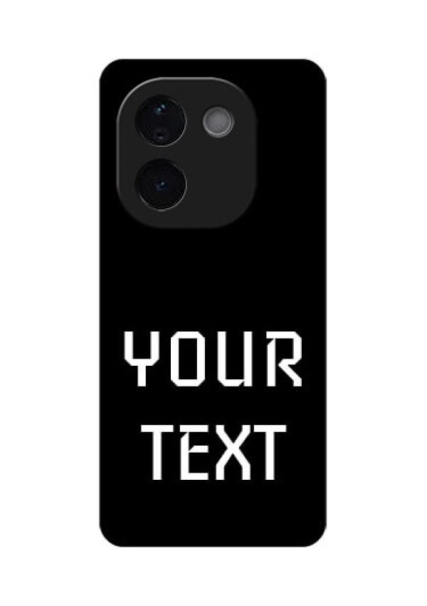 iQOO Z9s Pro 5G Custom Glass Phone CaseYour Name Design