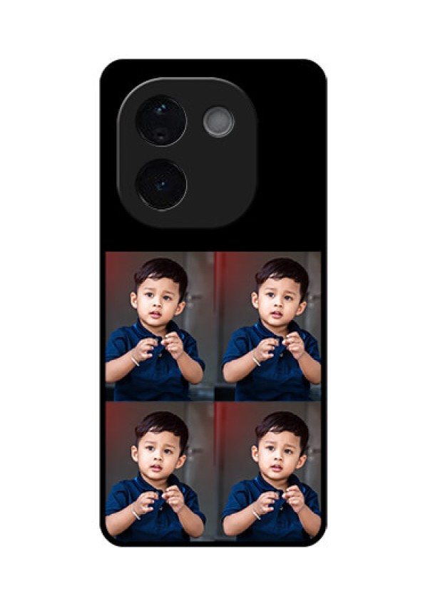 iQOO Z9s Pro 5G Custom Glass Phone Case4 Image Holder Design