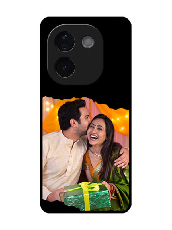 Custom iQOO Z9s Pro 5G Custom Glass Phone CaseTear - Off Design