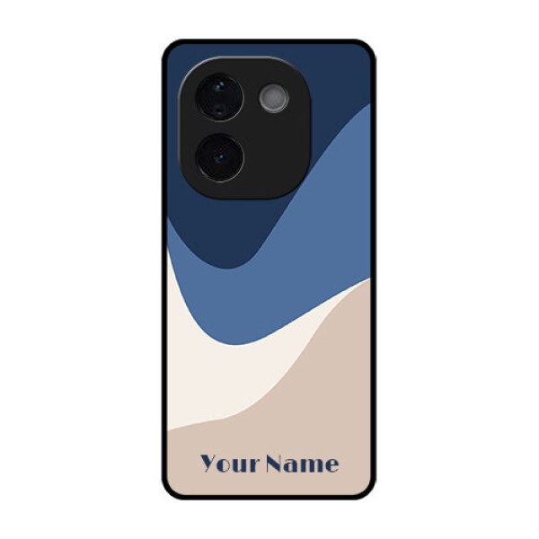 iQOO Z9s Pro 5G Custom Glass Phone CaseAbstract Drip Art Design iQOO Z9s Pro 5G Custom Glass Phone CaseAbstract Drip Art Design