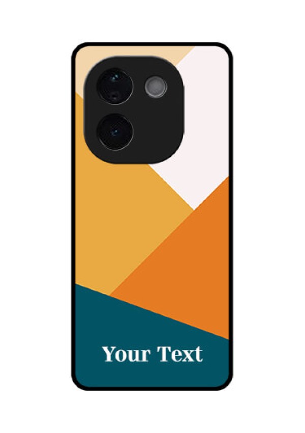 iQOO Z9s Pro 5G Custom Glass Phone CaseStacked Multi - Colour Design