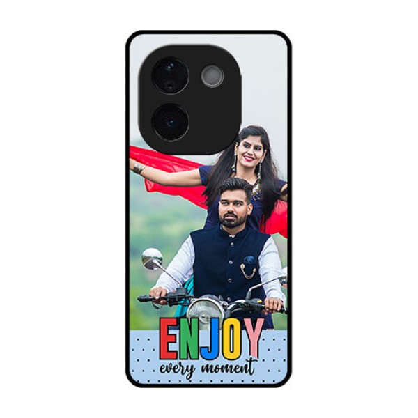 iQOO Z9s Pro 5G Custom Glass Phone CaseEnjoy Every Moment Design iQOO Z9s Pro 5G Custom Glass Phone CaseEnjoy Every Moment Design