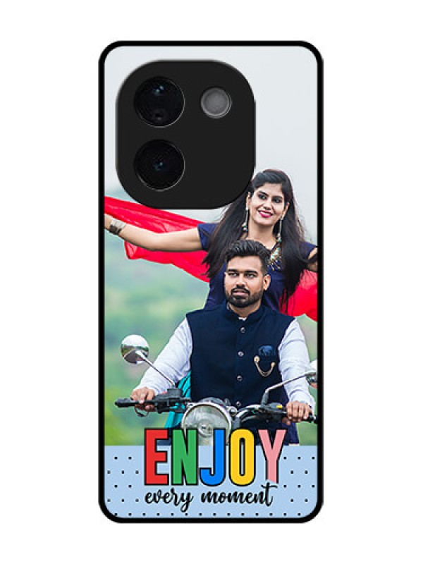 Custom iQOO Z9s Pro 5G Custom Glass Phone CaseEnjoy Every Moment Design