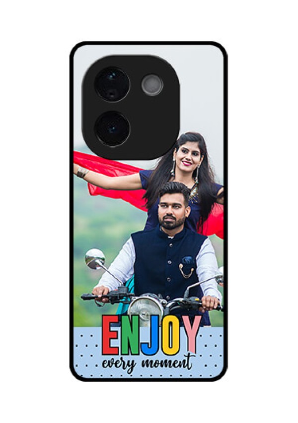iQOO Z9s Pro 5G Custom Glass Phone CaseEnjoy Every Moment Design